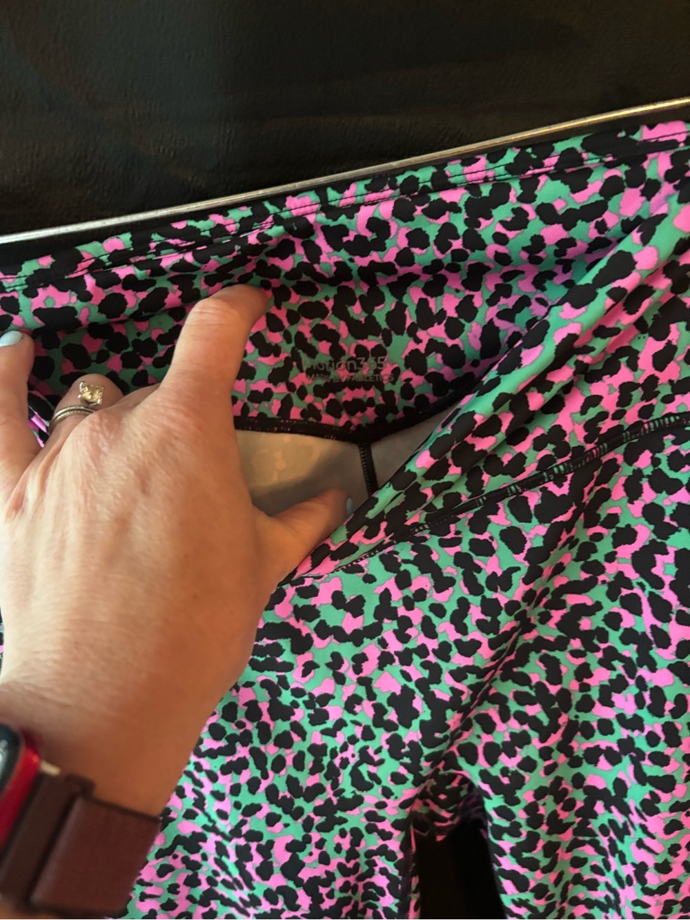 Fabletics Motion 365 Colorful Leopard Leggings - Picture 4 of 9